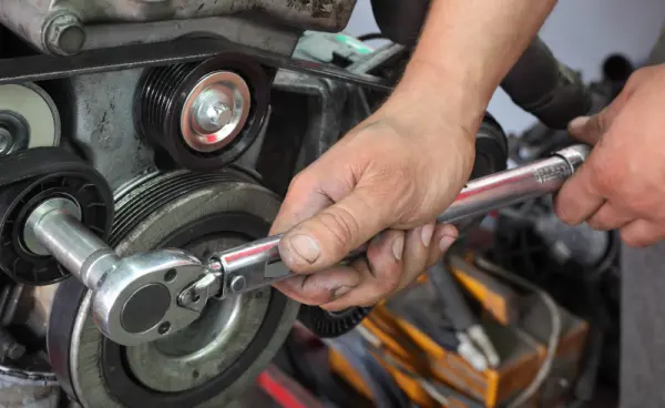 Maintaining a home generator.